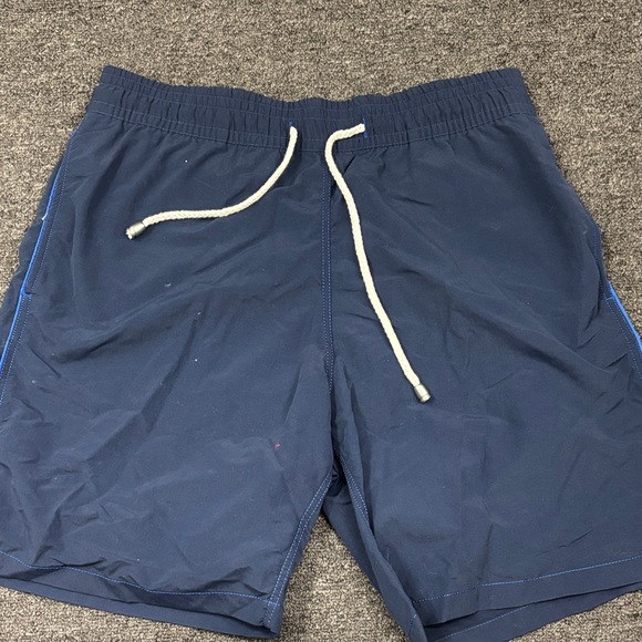 Etienne Aigner Dark Blue Swim Trunks - Picture 1 of 7